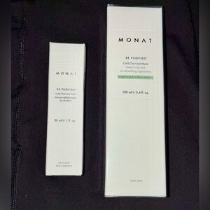 Monat Be Purified Cold Charcoal Mask with 1 oz bonus